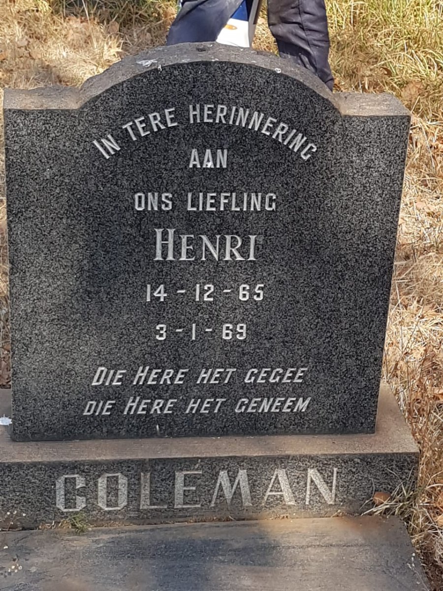 COLEMAN Henri 1965-1969
