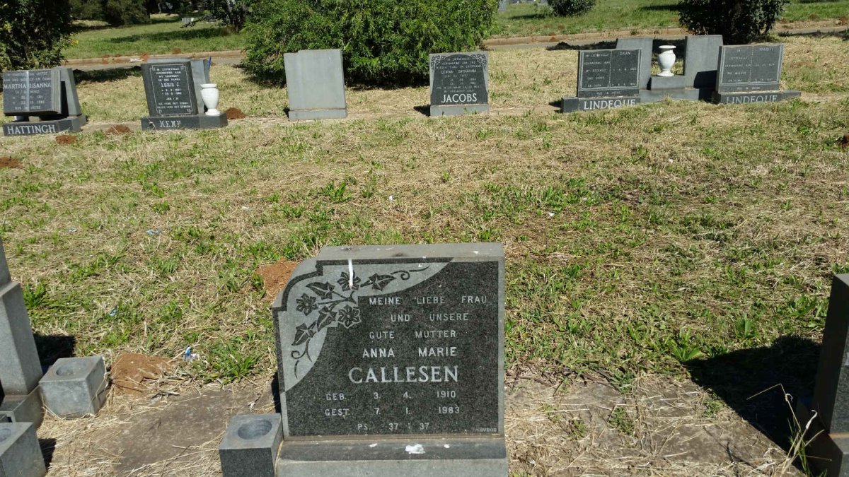CALLESEN Anna Marie 1910-1983