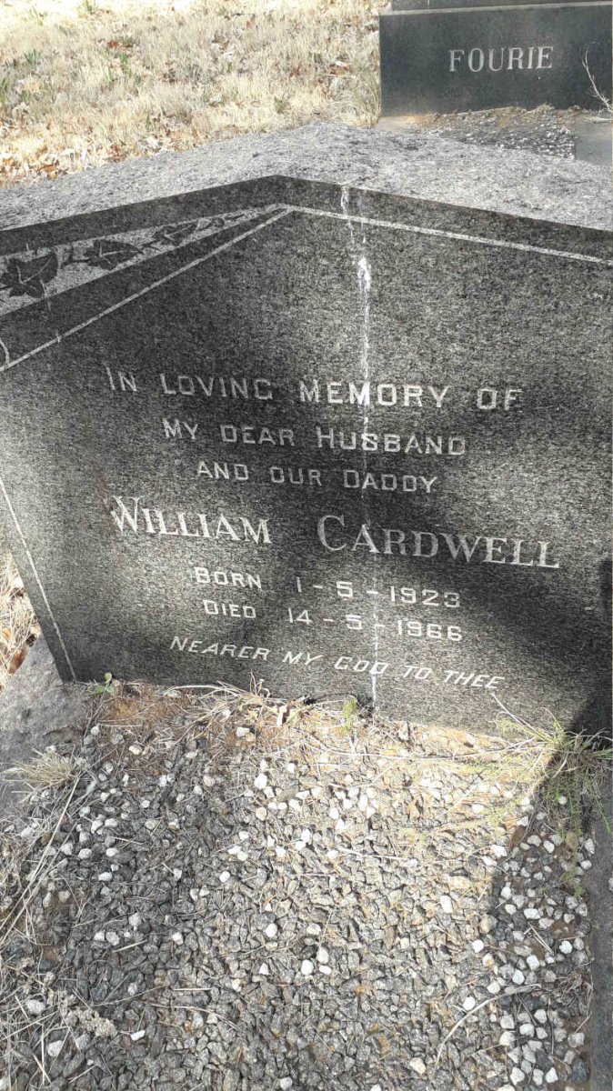 CARDWELL William 1923-1966