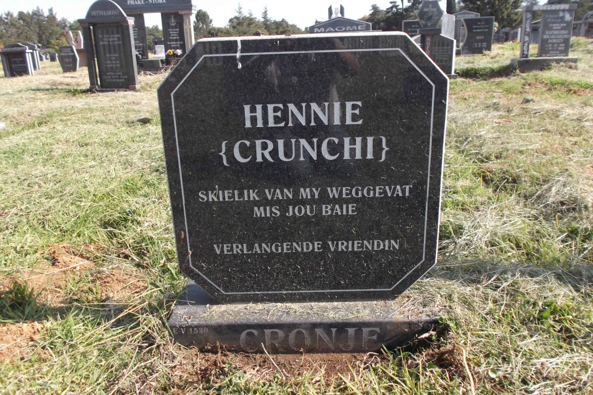 CRONJE Hennie