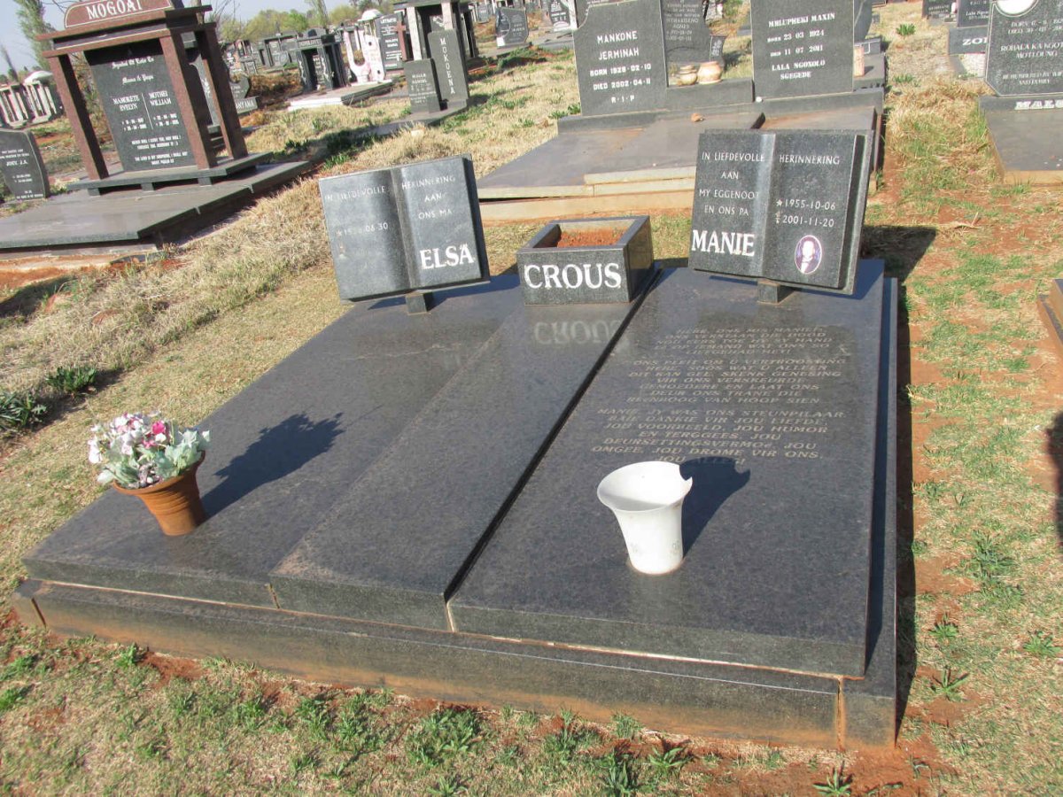 CROUS Manie 1955-2001 & Elsa 19?- 