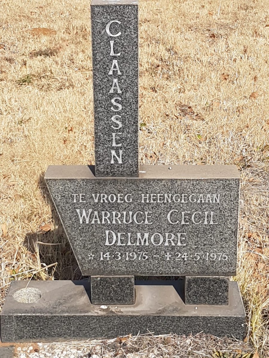 CLAASSEN Warruce Cecil Delmore 1975-1975