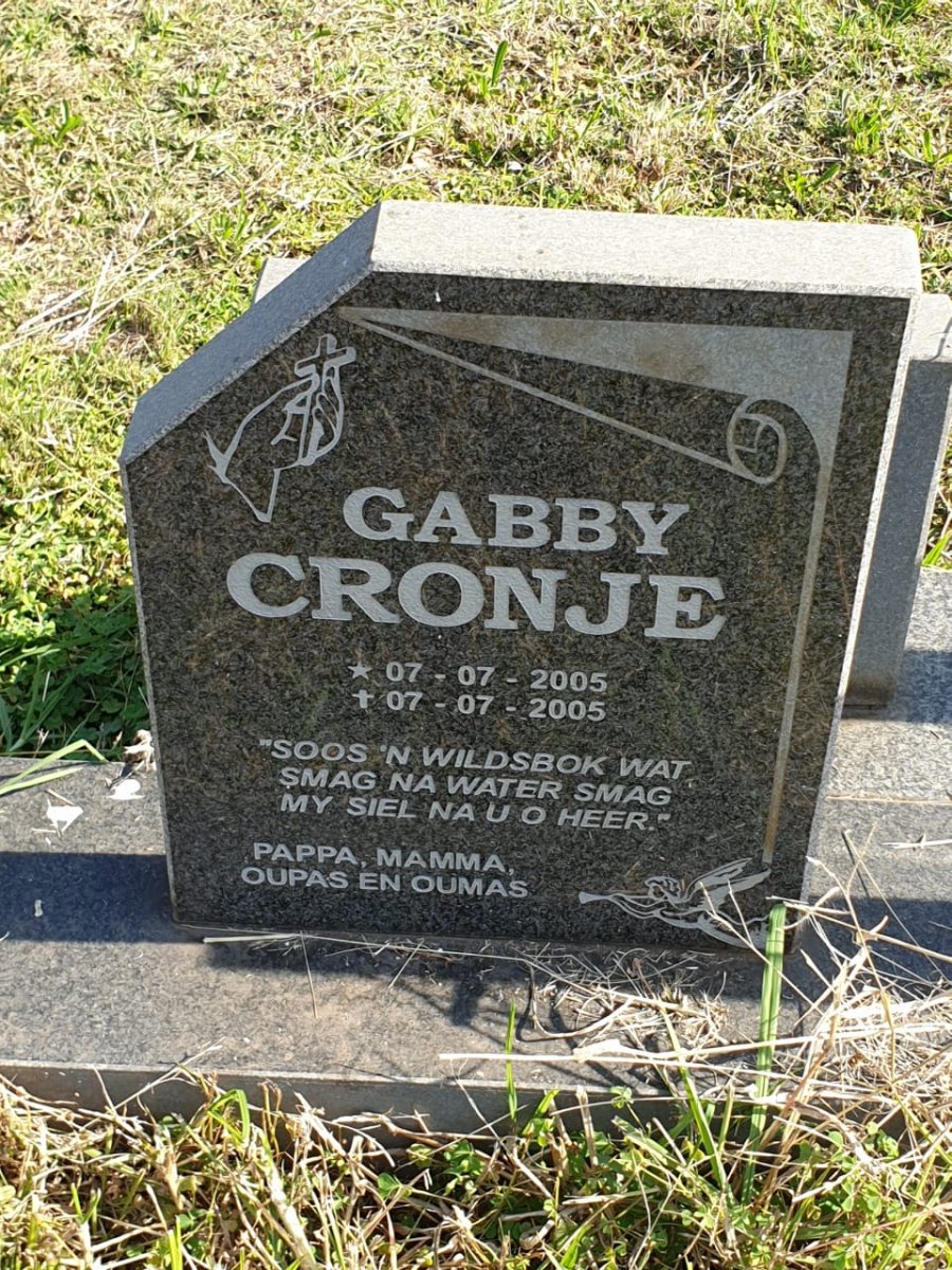 CRONJE Gabby 2005-2005