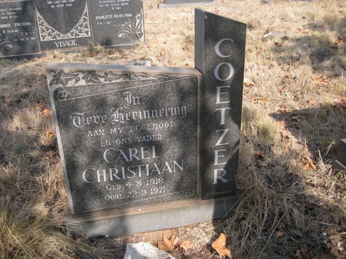 COETZER Carel Christiaan 1918-1971
