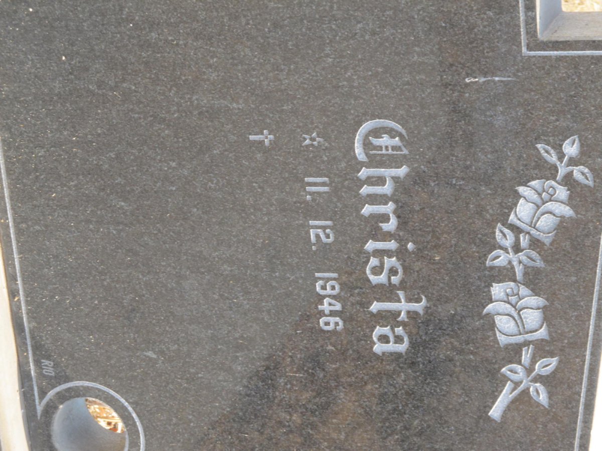 CONRADIE Alex 1938-1992 &amp; Christa 1946-