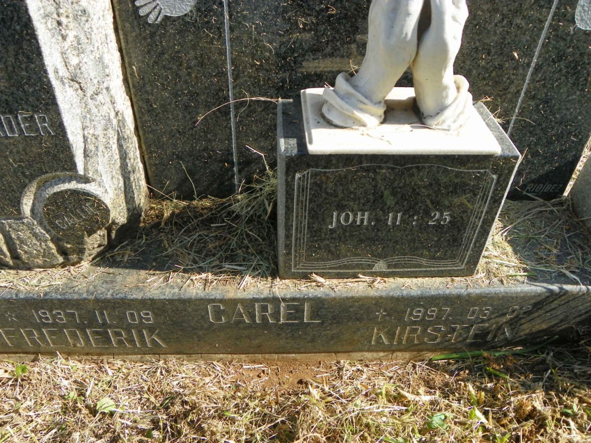 CONRADIE Carel Frederik Kirstein 1937-1997
