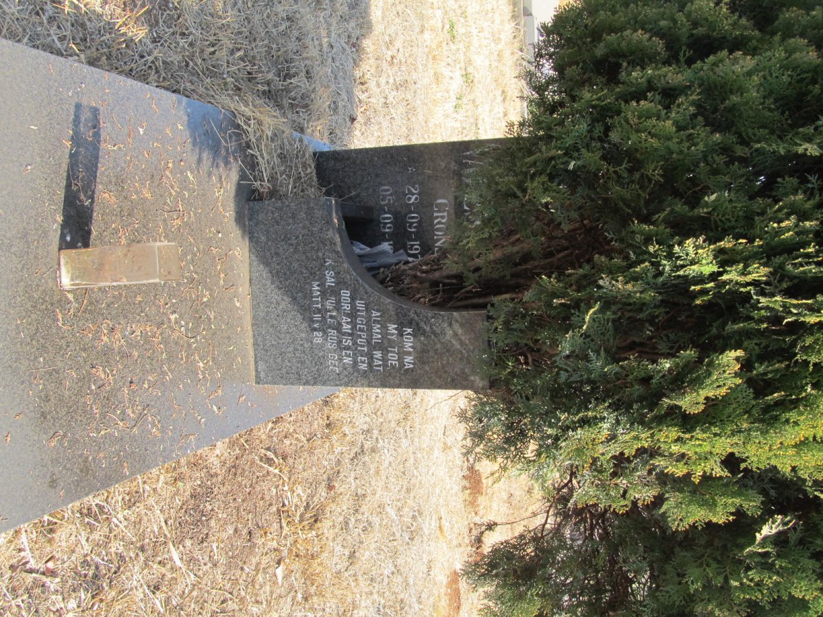 CRONJE Valesca 1974-1996