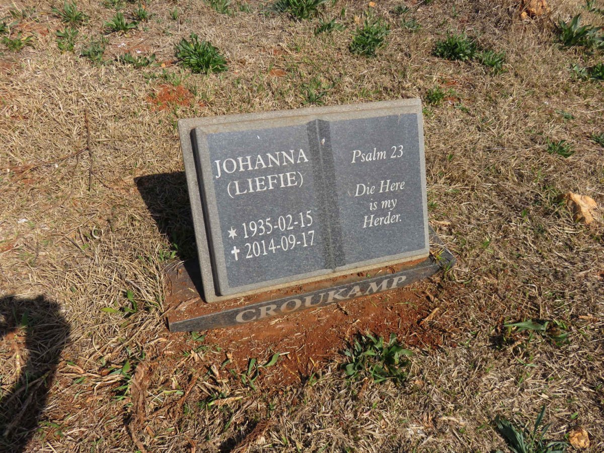 CROUKAMP Johanna 1935-2014