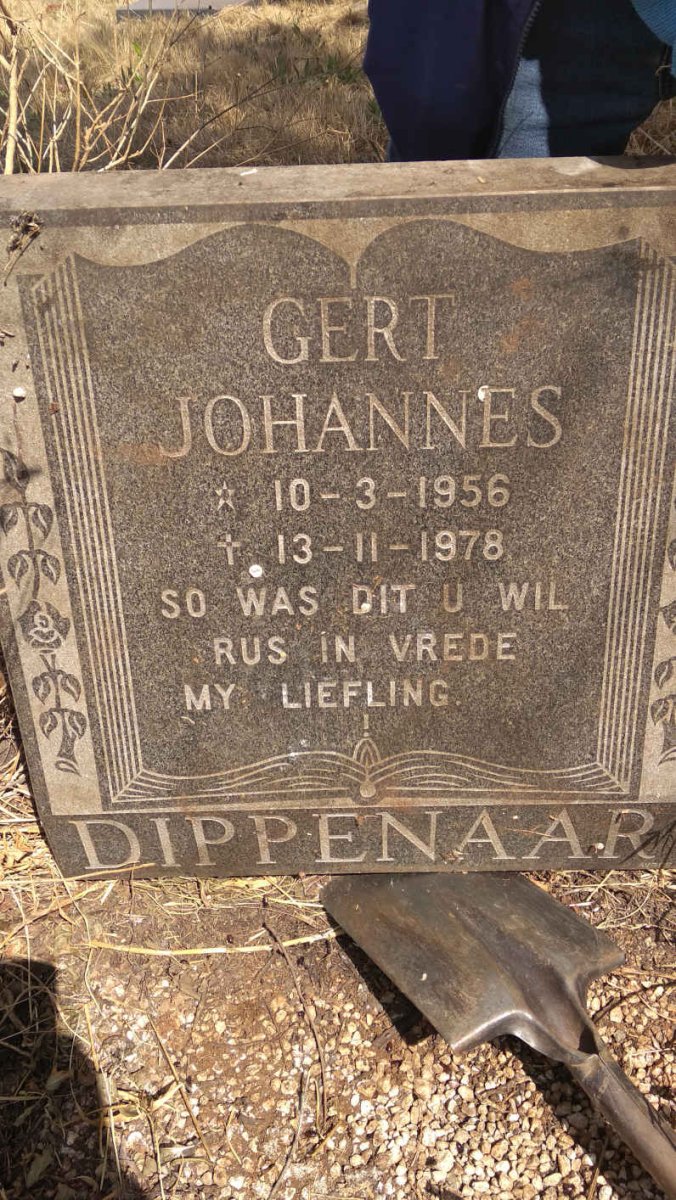 DIPPENAAR Gert Johannes 1956-1978