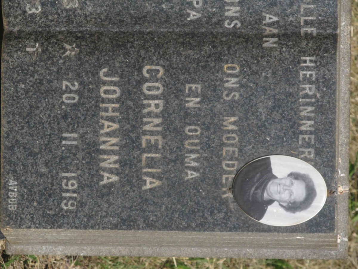 DEMINEY James Peter 1913-1983 &amp; Cornelia Johanna 1919-