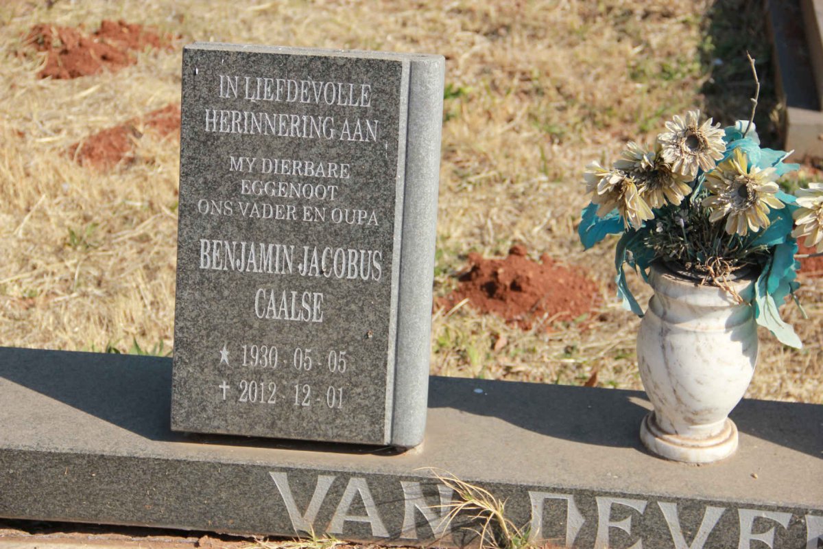 DEVENTER Benjamin Jacobus Caalse, van 1930-2012