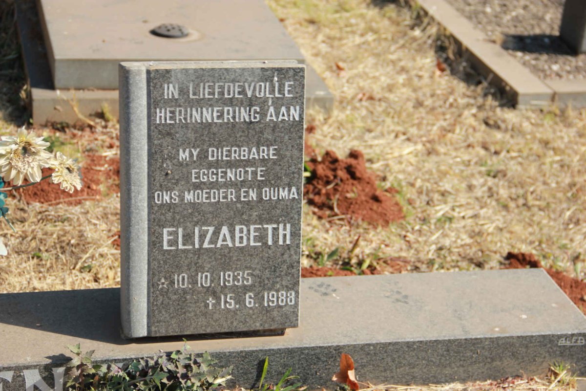 DEVENTER Elizabeth, van 1935-1988