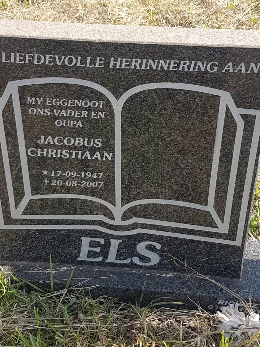 ELS Jacobus Christiaan 1947-2007