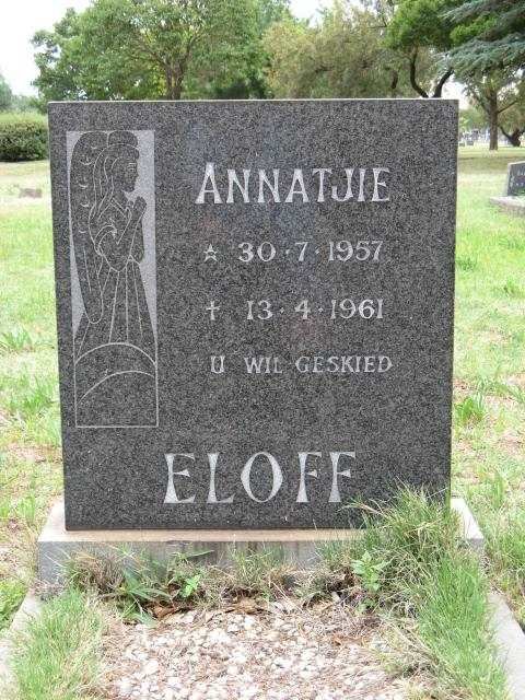 ELOFF Annatjie 1957-1961