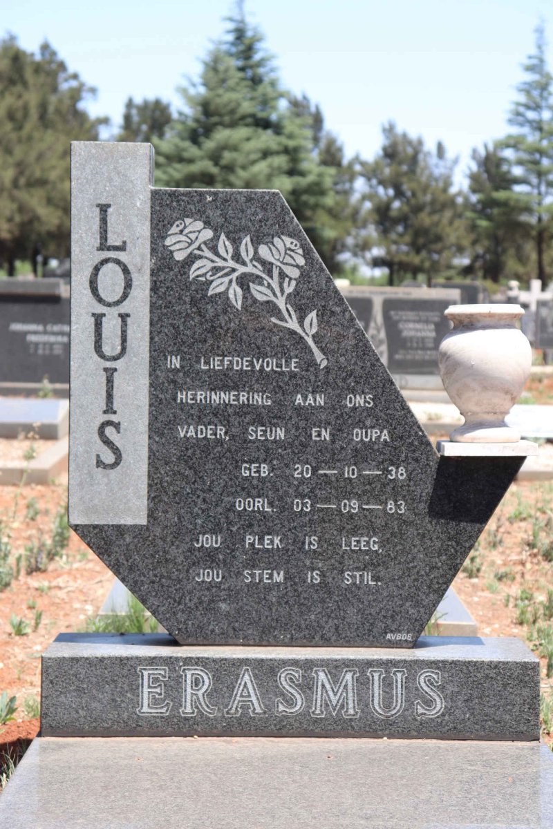 ERASMUS Louis 1938-1983