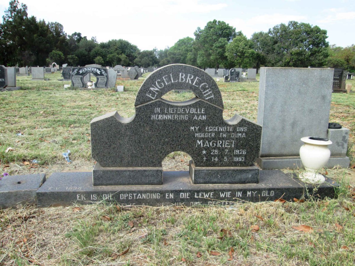 ENGELBRECHT Magriet 1926-1993