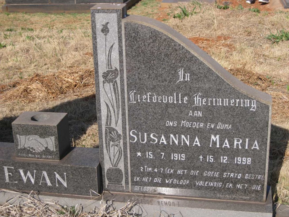 EWAN Bill 1909-1987 & Susanna Maria 1919-1998 _2