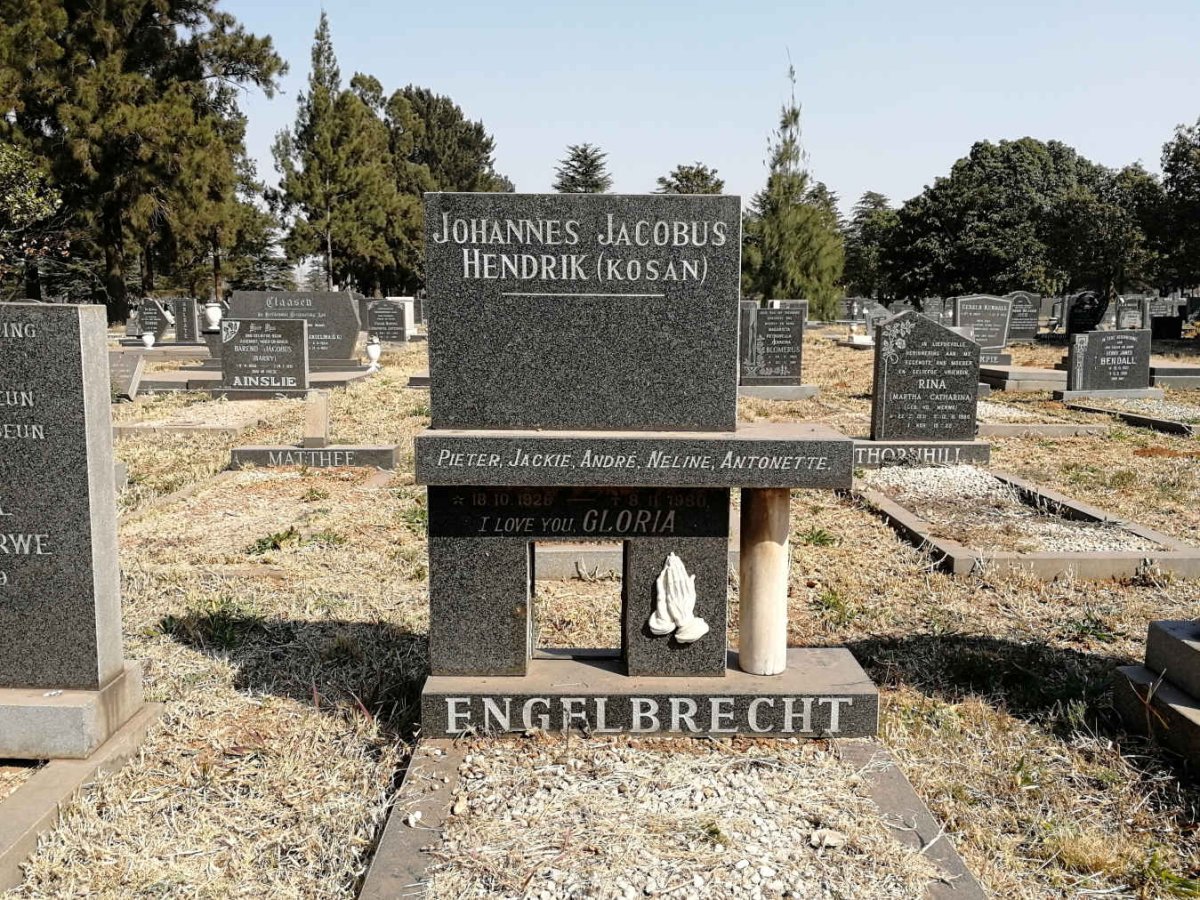ENGELBRECHT Johannes Jacobus Hendrik 1926-1980