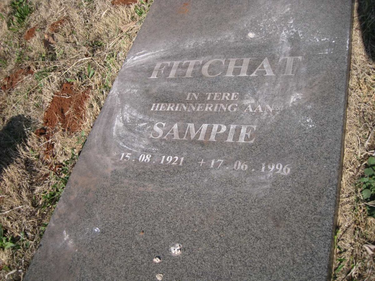 FITCHAT Sampie 1921-1996