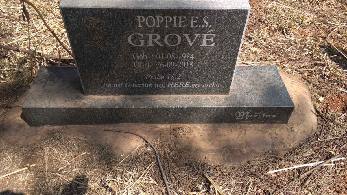 GROVE E.S. 1924-2013