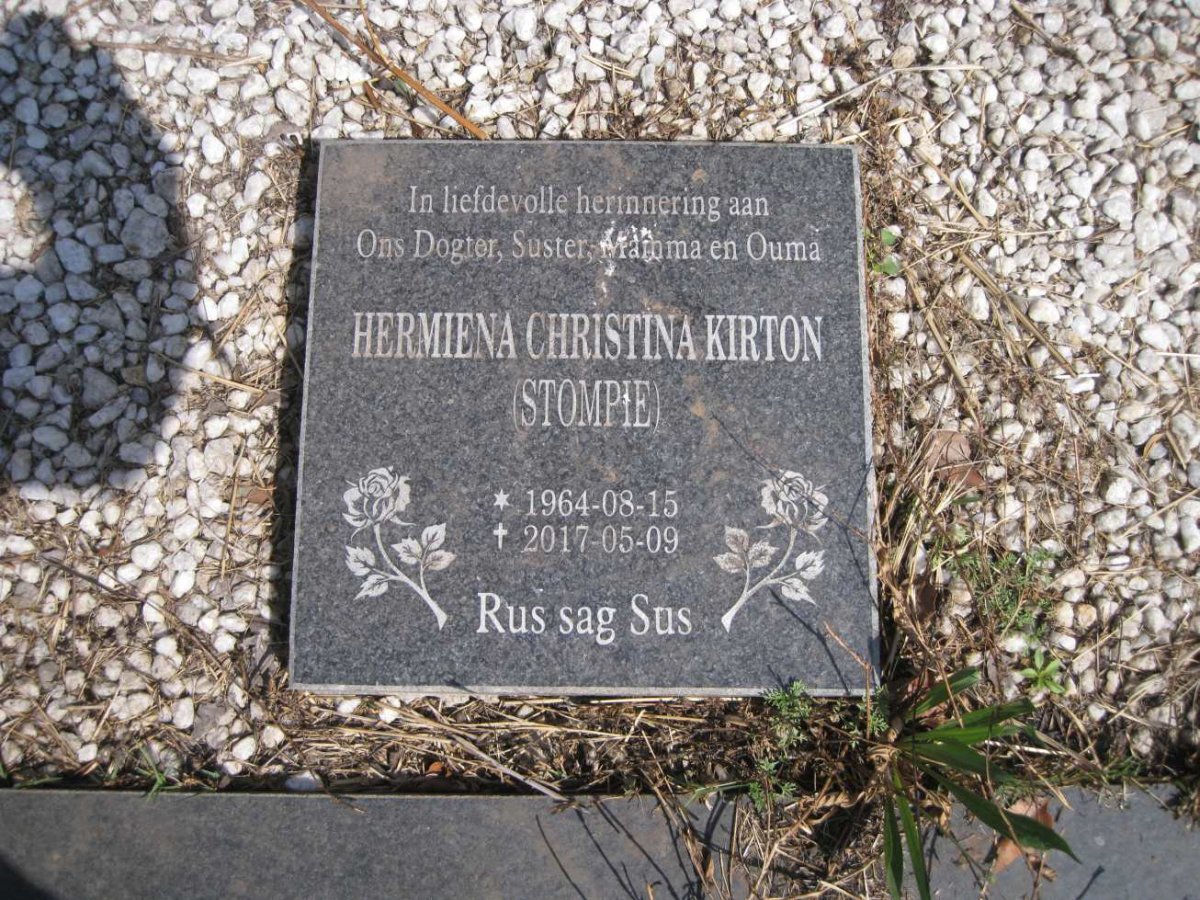 GERICKE Cornelis Johannes 1939- &amp; Anna Magrietha 1941-1983