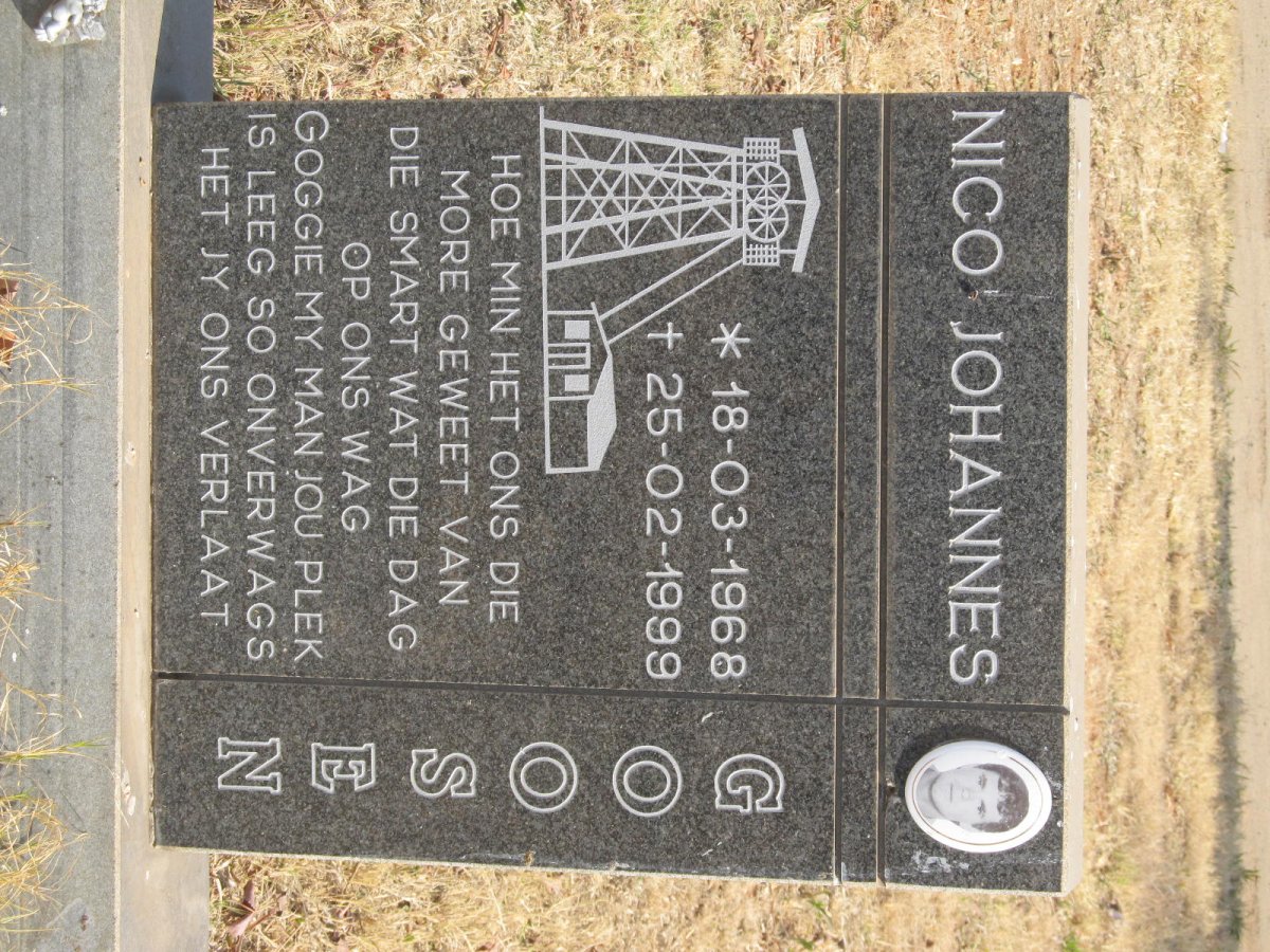 GOOSEN Nico Johannes 1968-1999