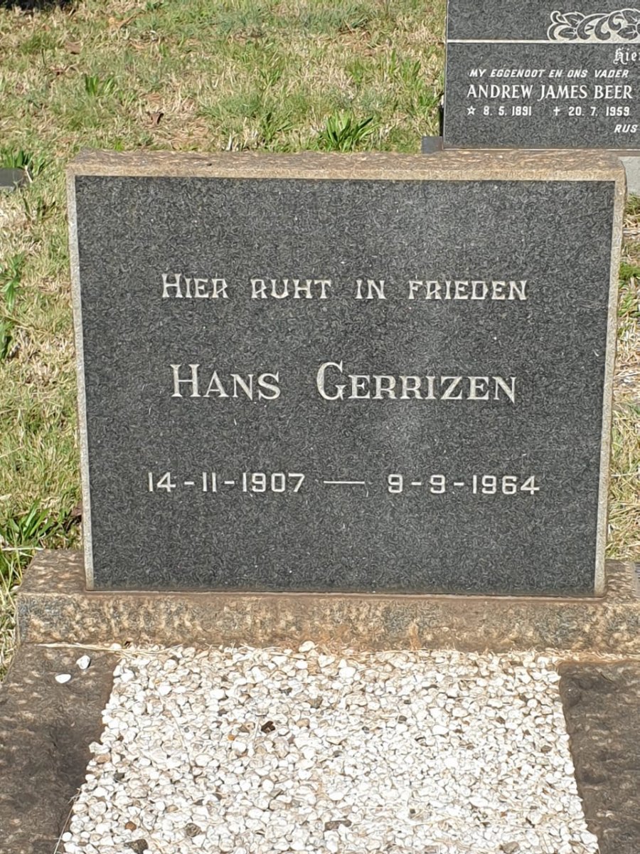 GERRIZEN Hans 1907-1964