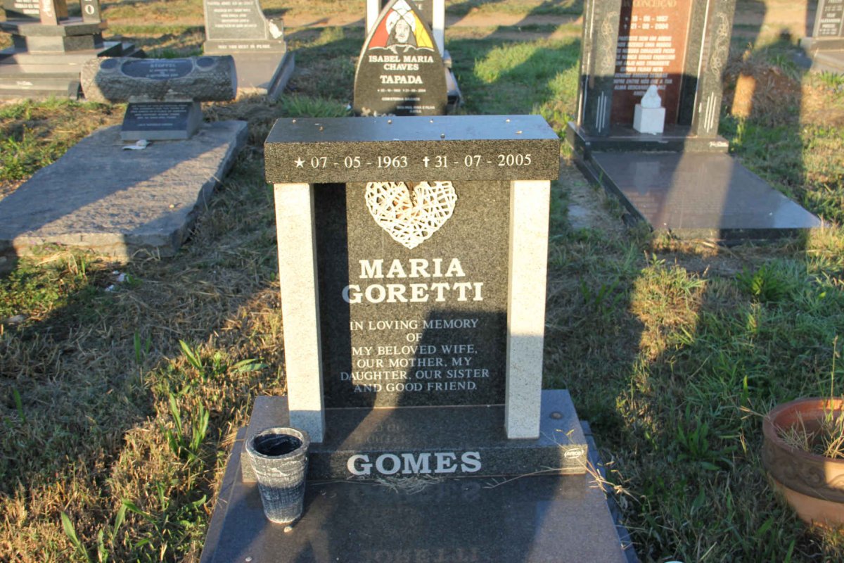 GOMES Maria Goretti 1963-2005