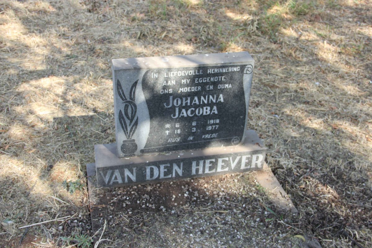 HEEVER Johanna Jacoba, van den 1918-1977