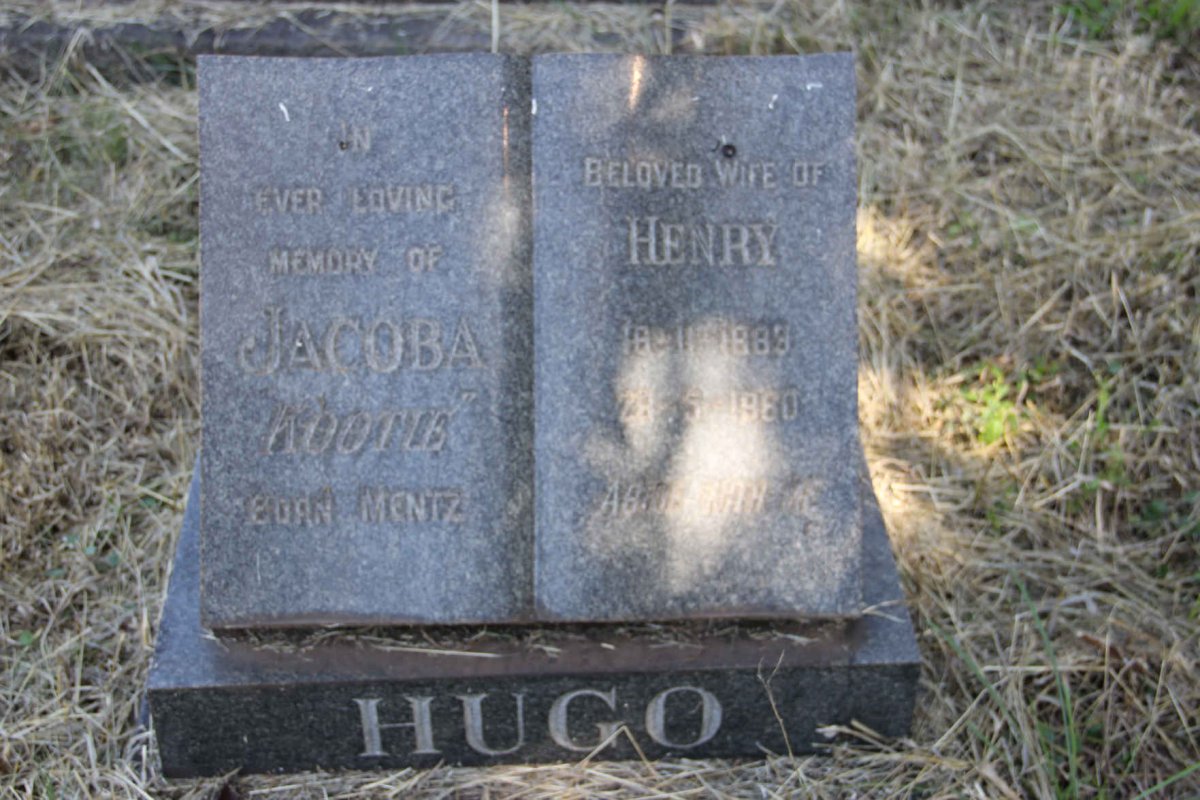HUGO Henry 188?-1960 &amp; Jacoba MENTZ