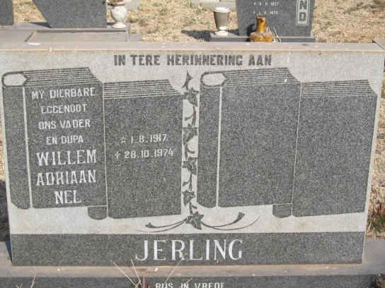 JERLING William Adriaan Nel 1917-1974