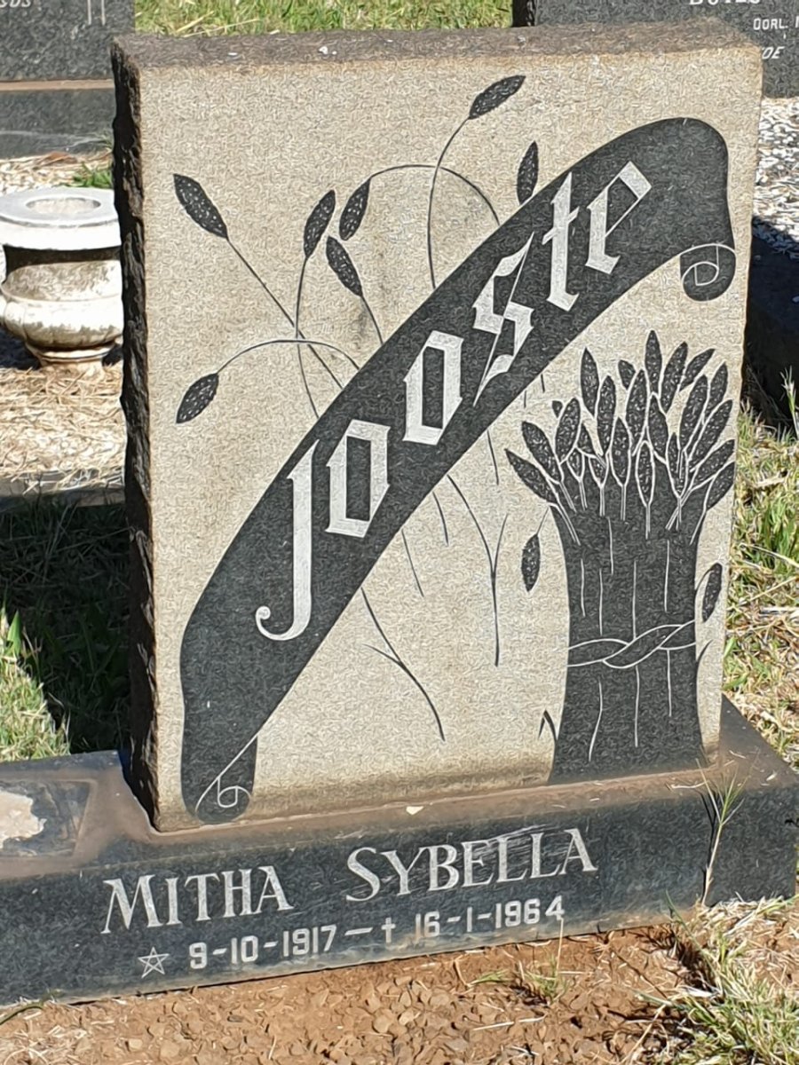 JOOSTE Mitha Sybella 1917-1964