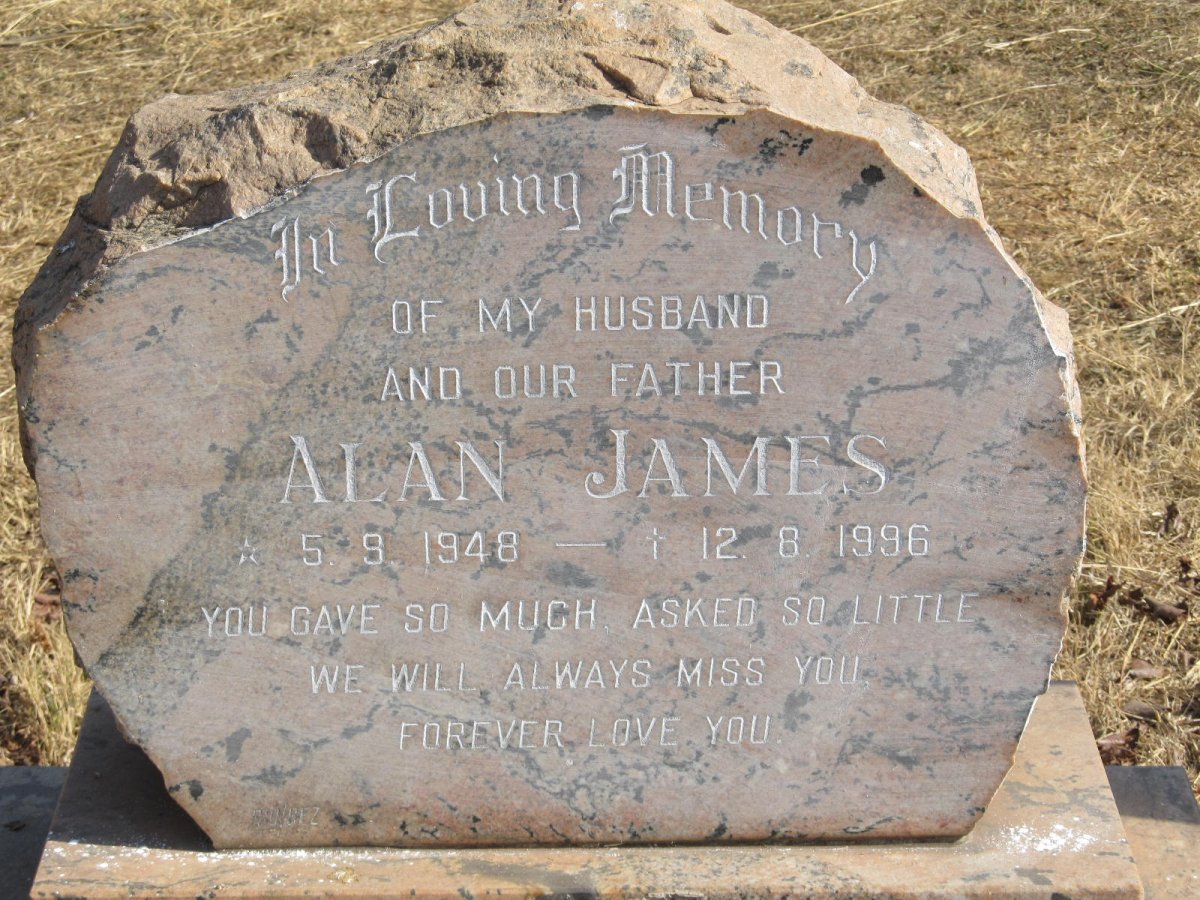 JAMES Alan 1948-1996 &amp; Petro 1946-2004