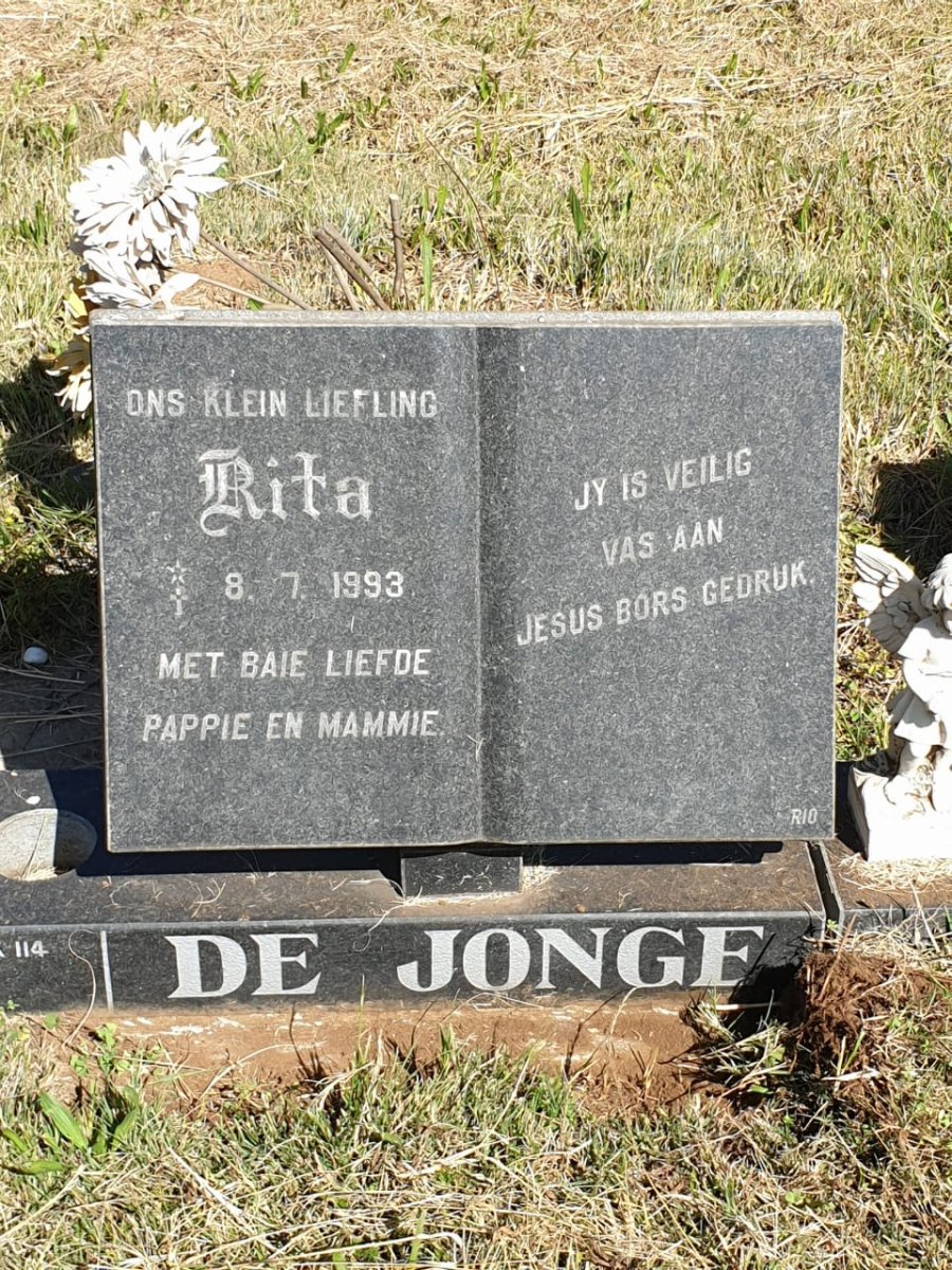 JONGE Rita, de 1993-1993