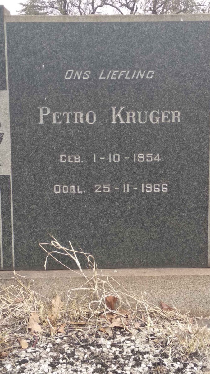 KRUGER Petro 1954-1966