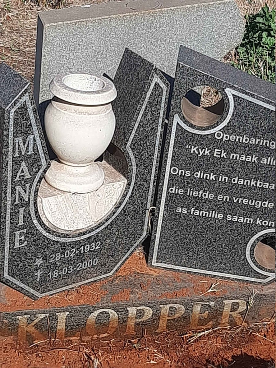KLOPPER Manie 1932-2000