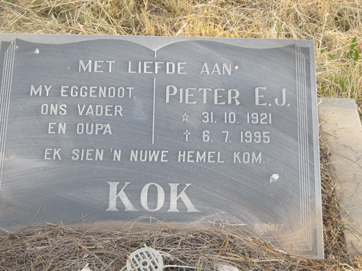 KOK Pieter E.J. 1921-1995