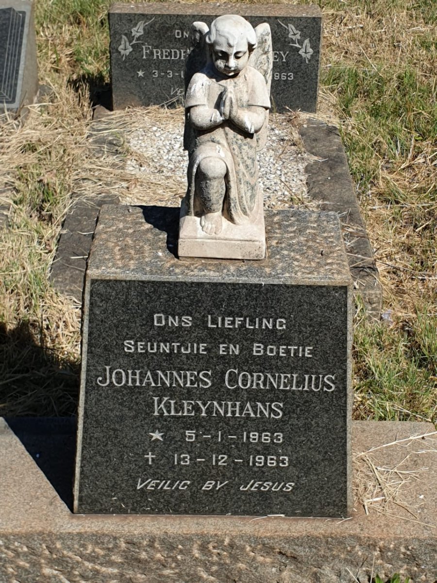 KLEYNHANS Johannes Cornelius 1963-1963