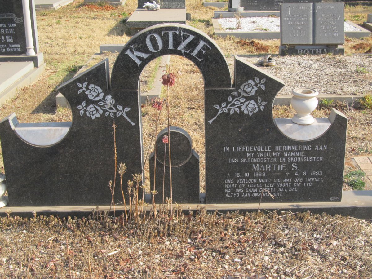 KOTZE Martie S. 1969-1993