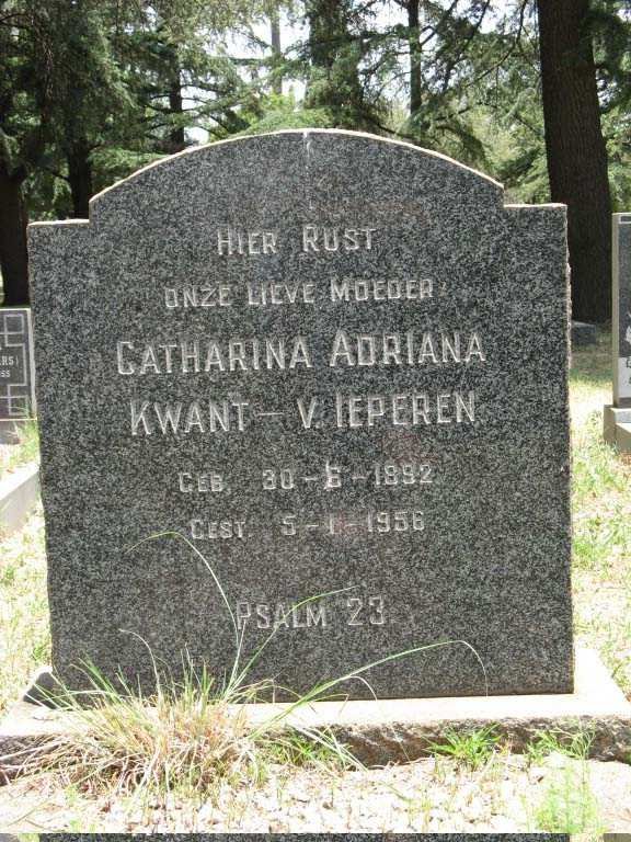 KWANT Catharina Adriana, v. IEPEREN 1892-1956