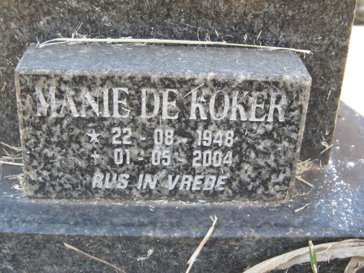 KOKER Manie, de 1948-2004