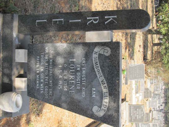 KRIEL Lourene 1954-1975
