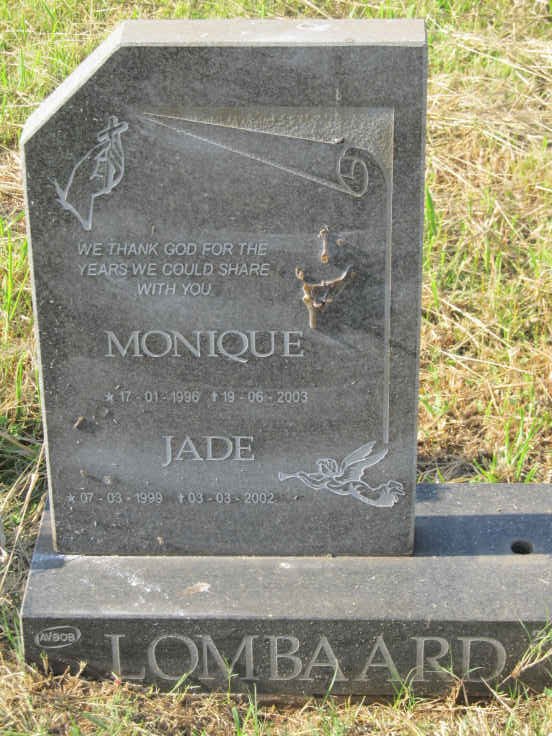 LOMBAARD Monique 1996-2003 :: LOMBAARD Jade 1999-2002