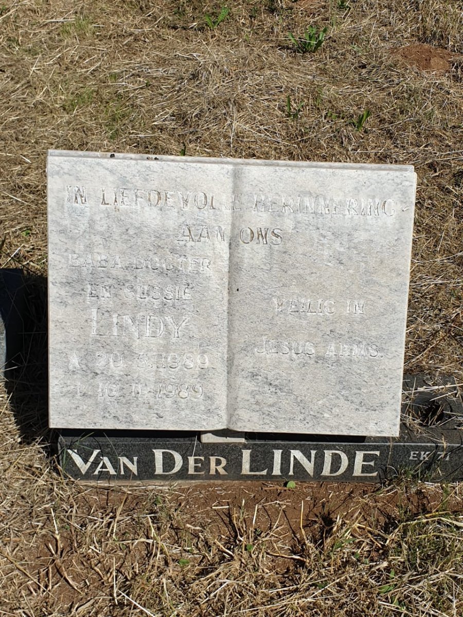 LINDE Lindy, van der 1989-1989