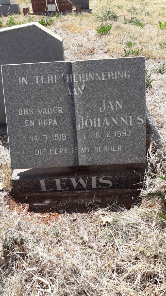 LEWIS Jan Johannes 1919-1997