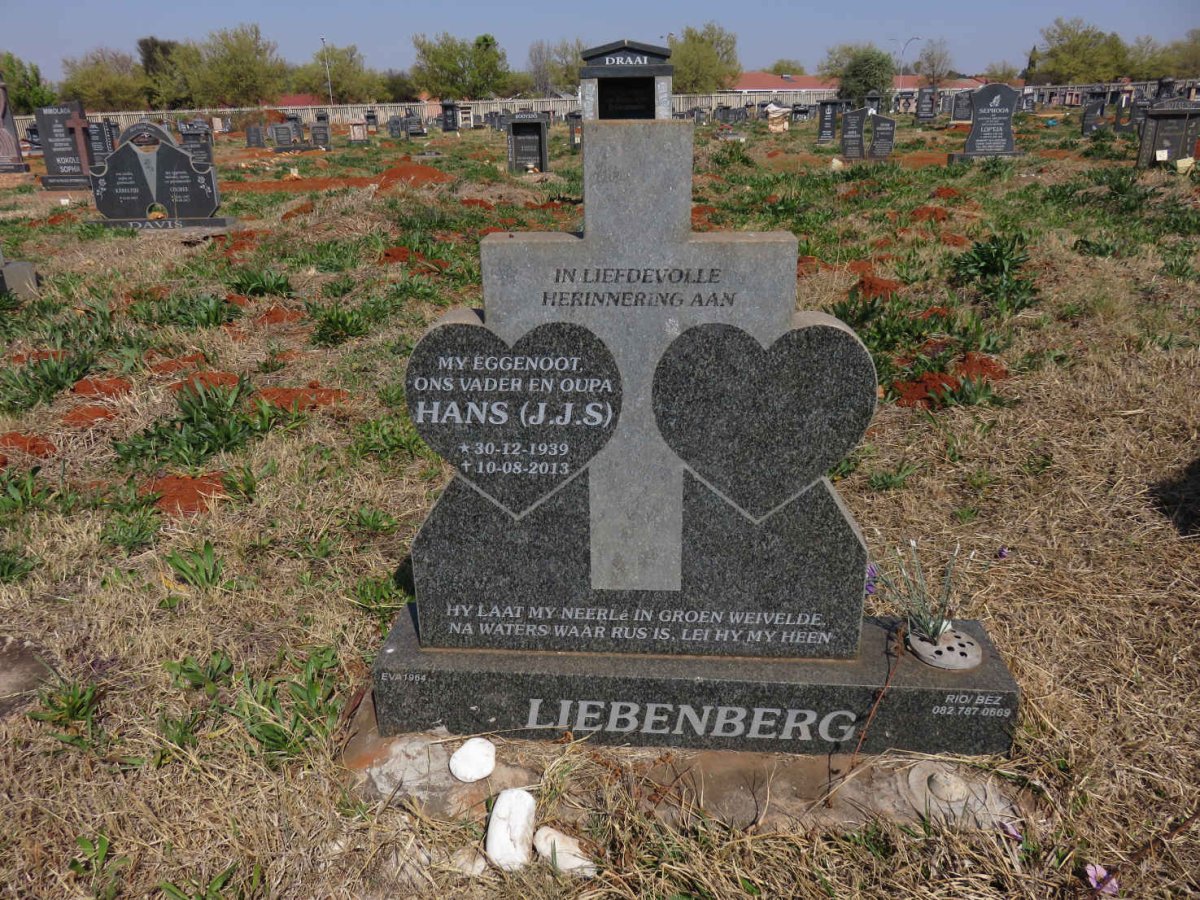 LIEBENBERG Hans J.J.S. 1939-2013