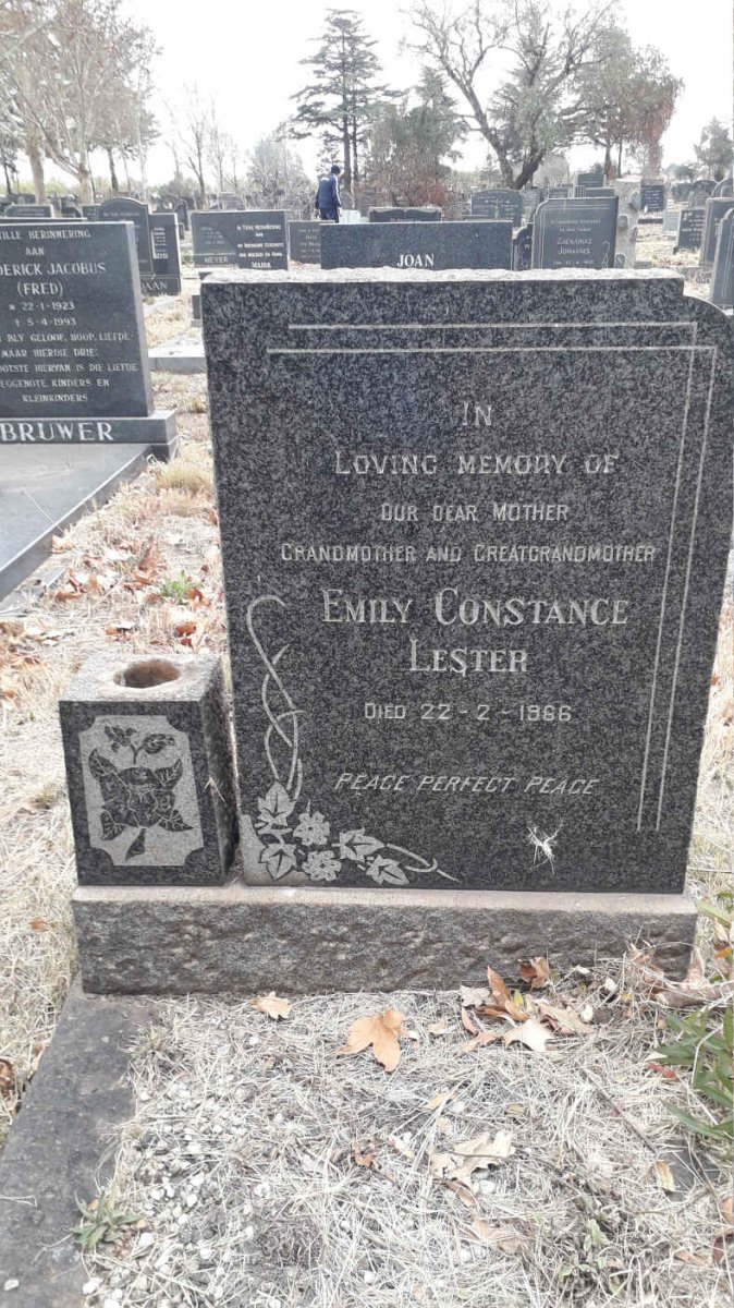 LESTER Emily Constance -1966