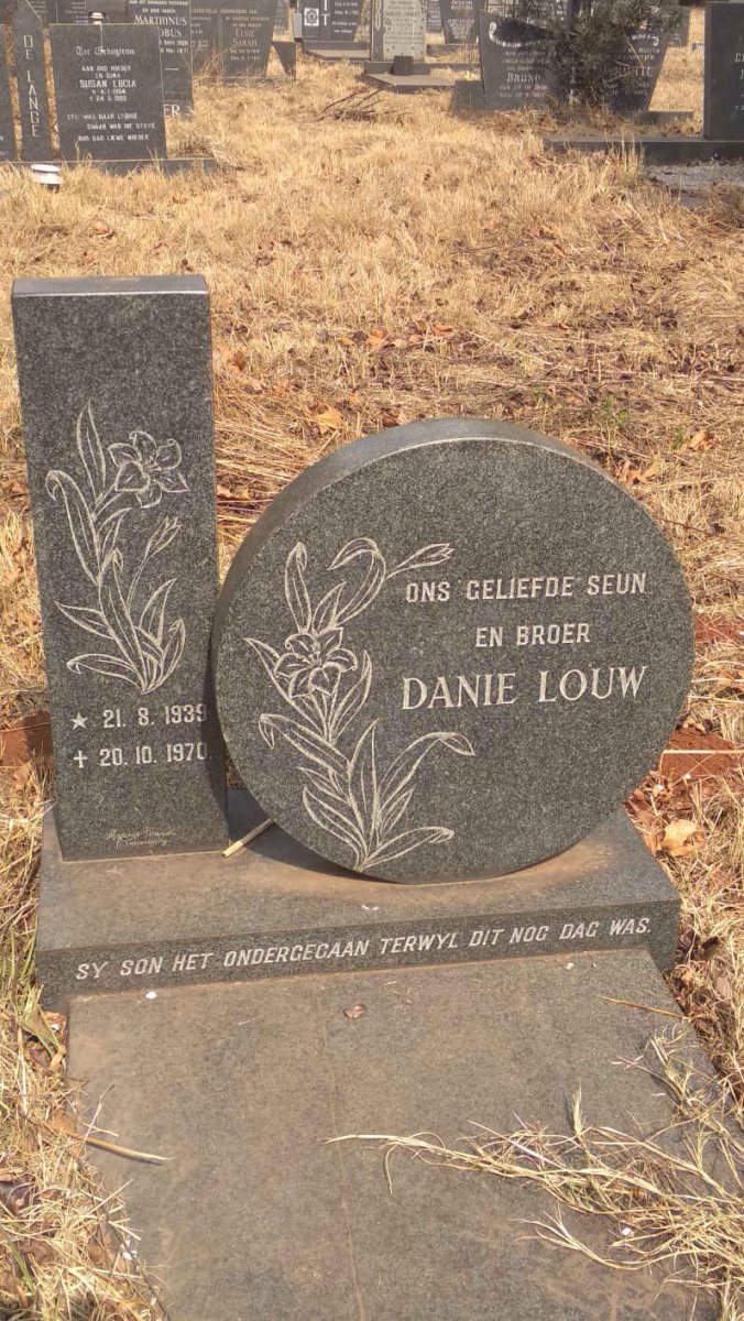 LOUW Danie 1939-1970