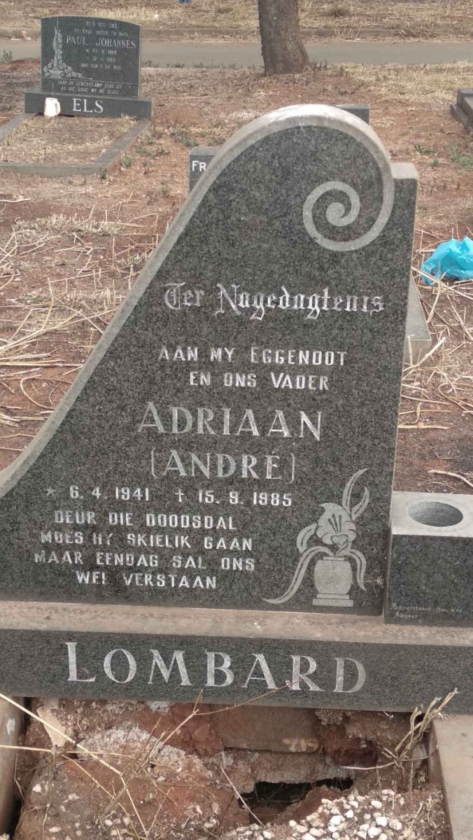 LOMBARD Adriaan 1941-1985