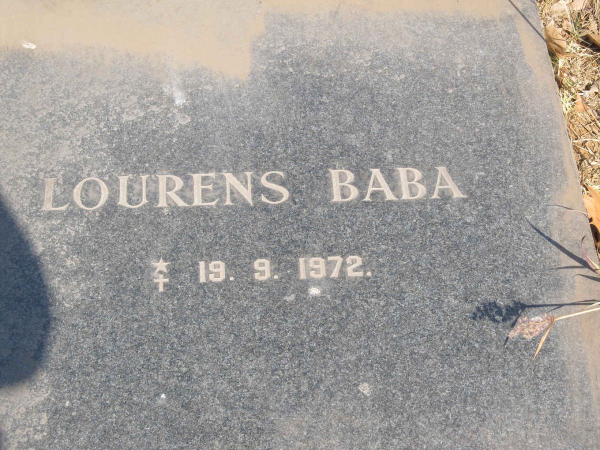 LOURENS Baba 1972-1972